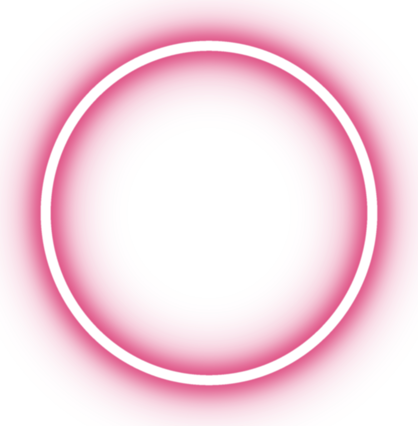 Pink Neon Circle Icon